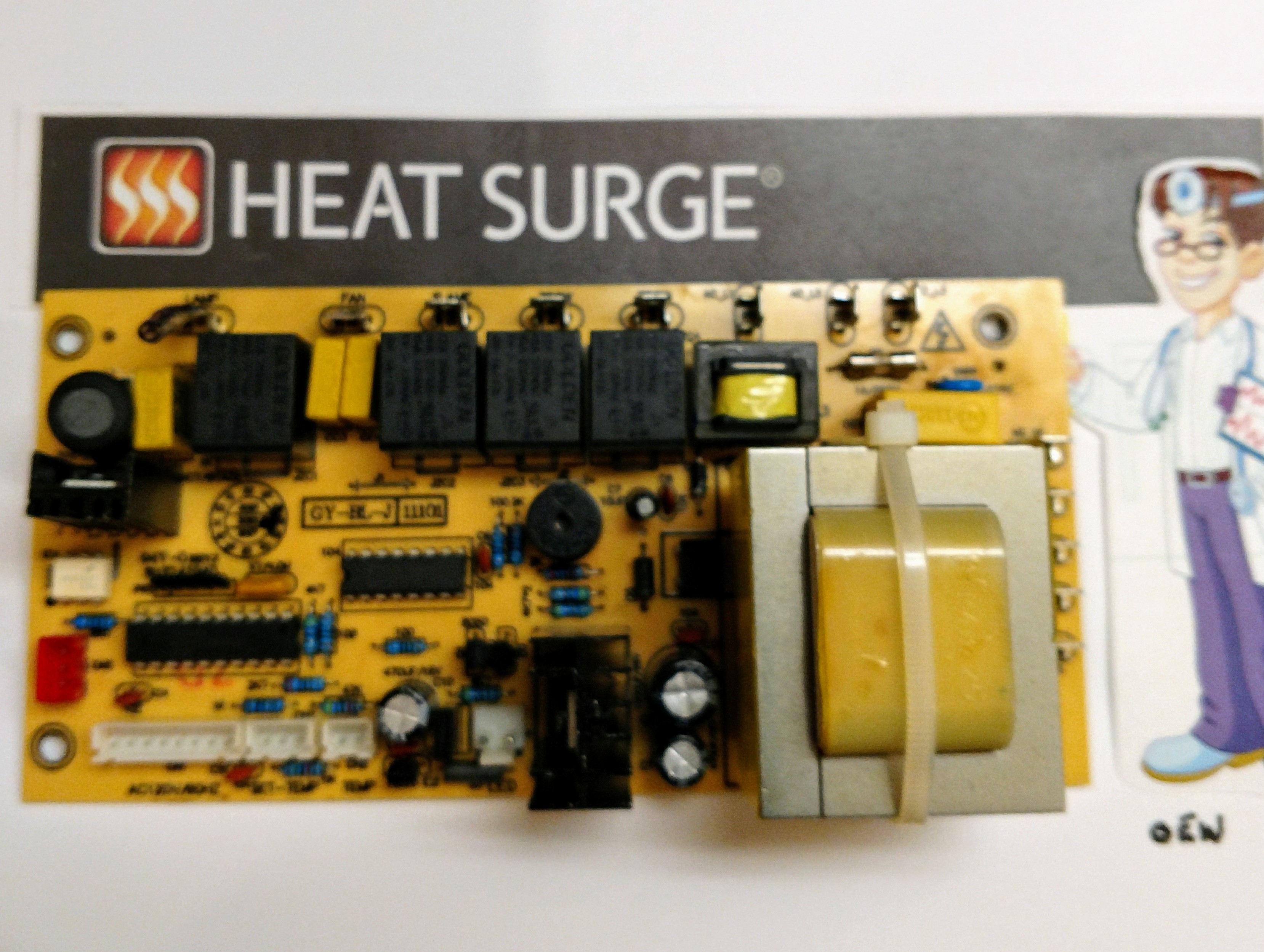 Heat Surge W-5 Group Power Supply Board HS-Yellow Board